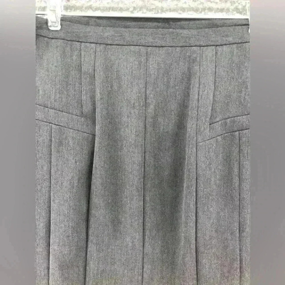 Express Skirt Womens Gray Pencil Mini Stretch Paneled Straight Career Office - Picture 3 of 7